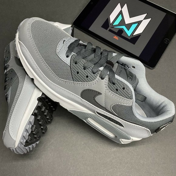 Nike Other - Nike Air Max 90 Sneakers Cool Gray Black DC9388-003 Men's Sizes VTG Vintage Rare